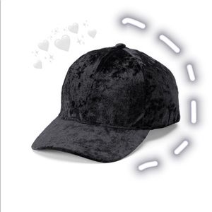NEW Black Velvet Baseball Cap